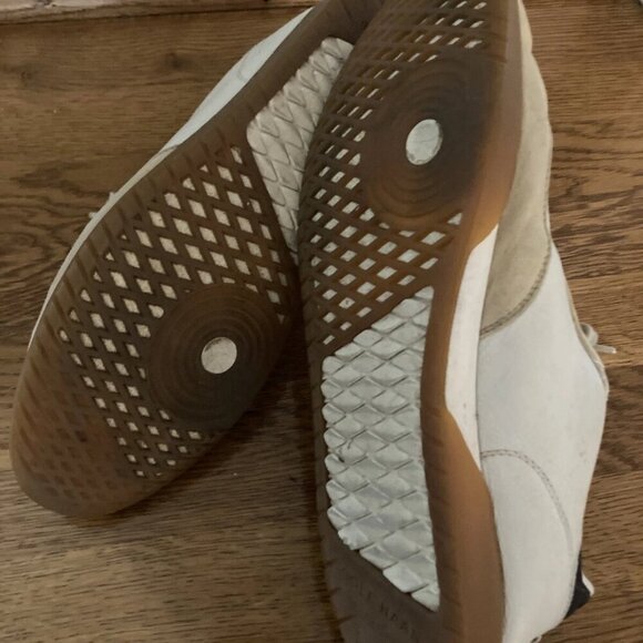 Cole Haan GrandPRO Sneaker White Cream Black Suede Mens 12 - Picture 3 of 7